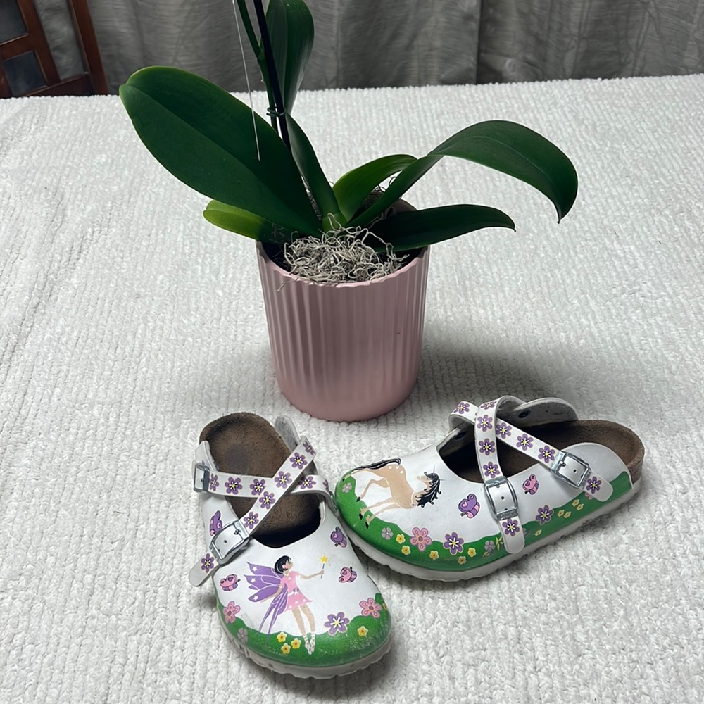 Birki's Mary Jane fairy & unicorn  junior girls size 210 (2)